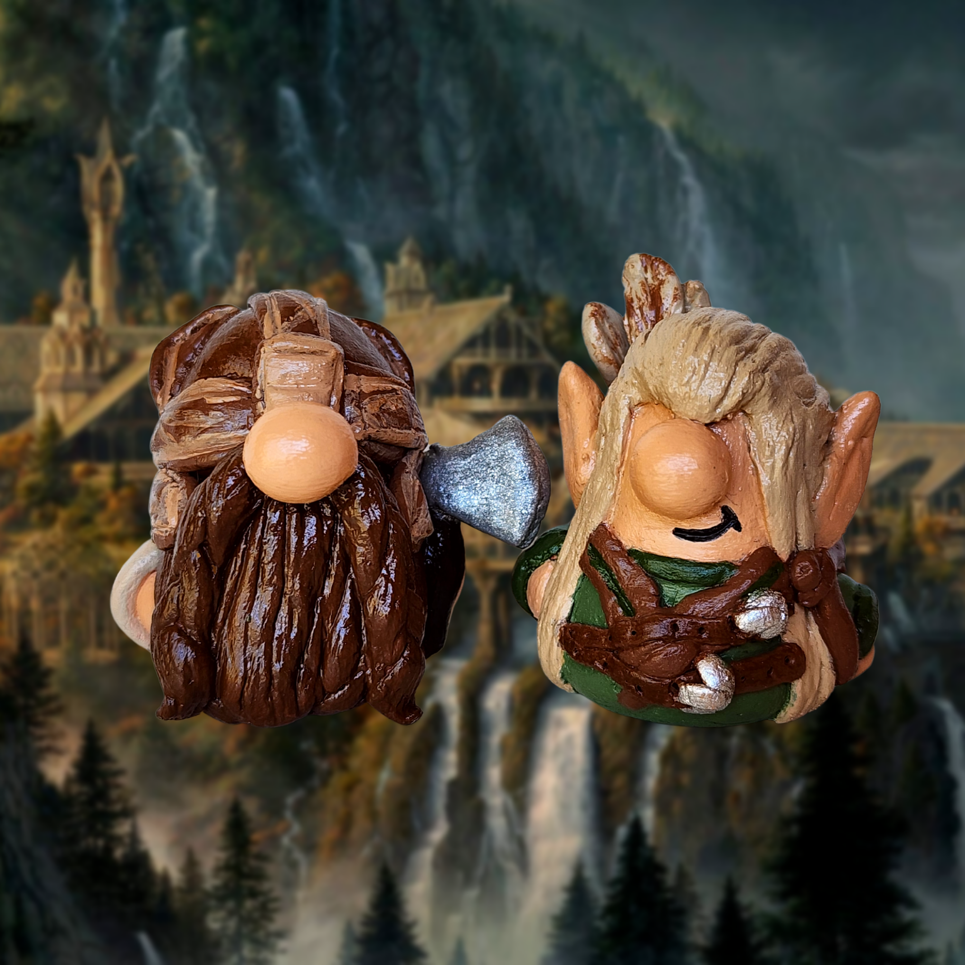 Gimli & Legolas Gnomes