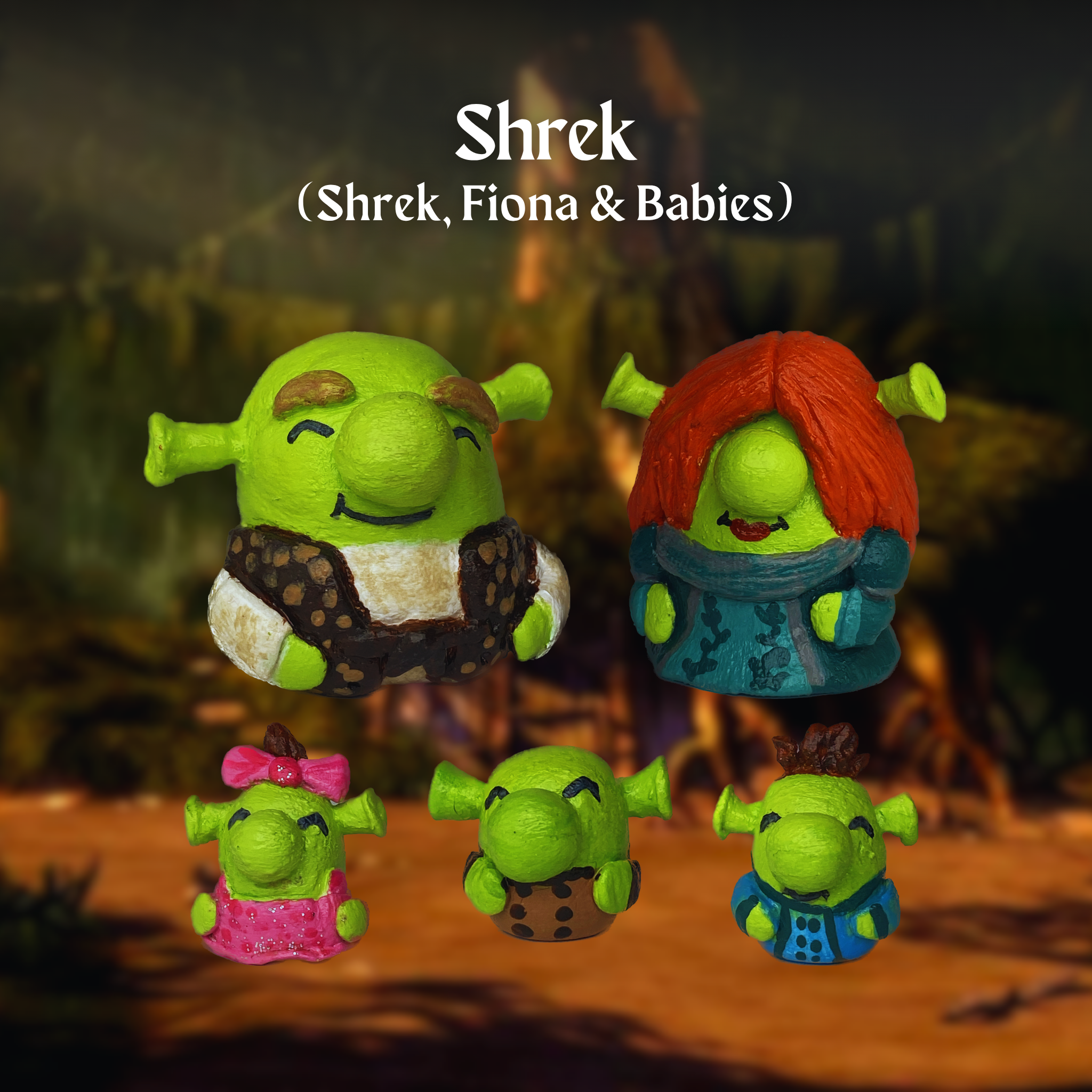 The Shrek Family Gnomes