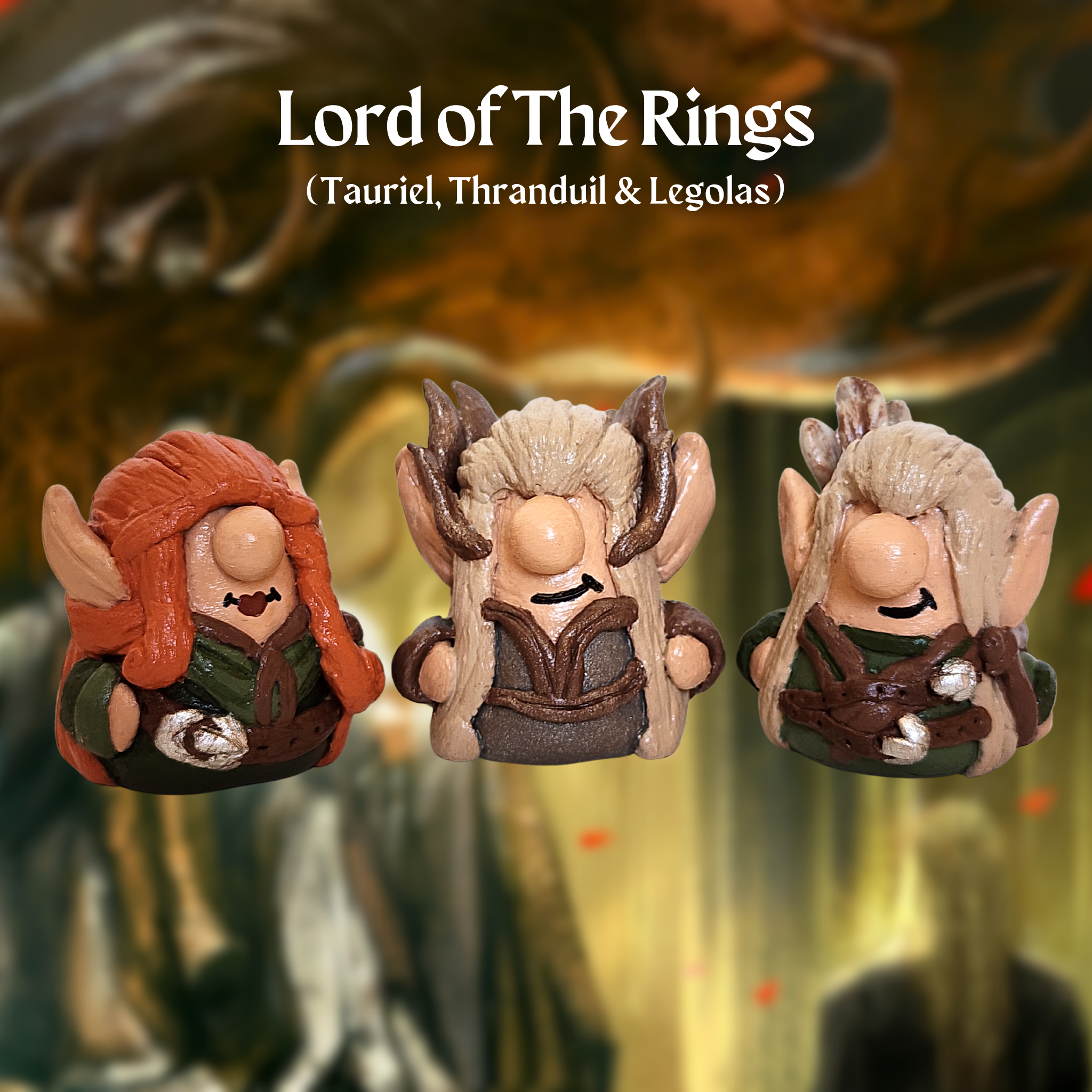 The Woodland Realm Gnomes – Tauriel, Thranduil & Legolas