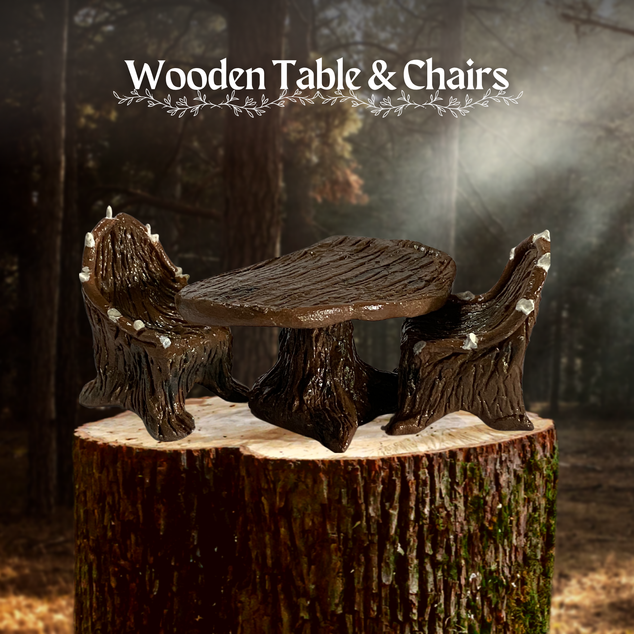 Wooden Table & Chairs
