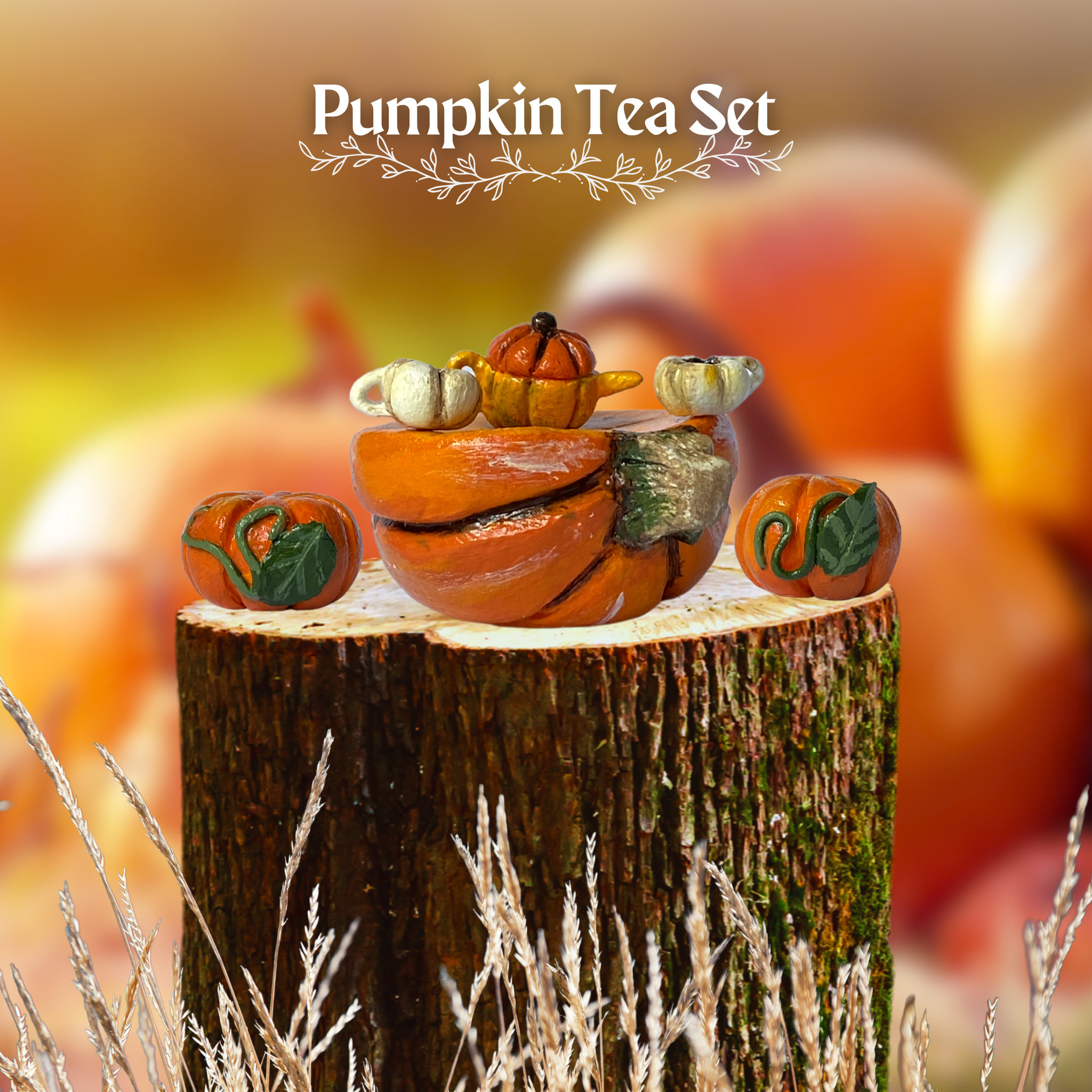 Pumpkin Tea Set