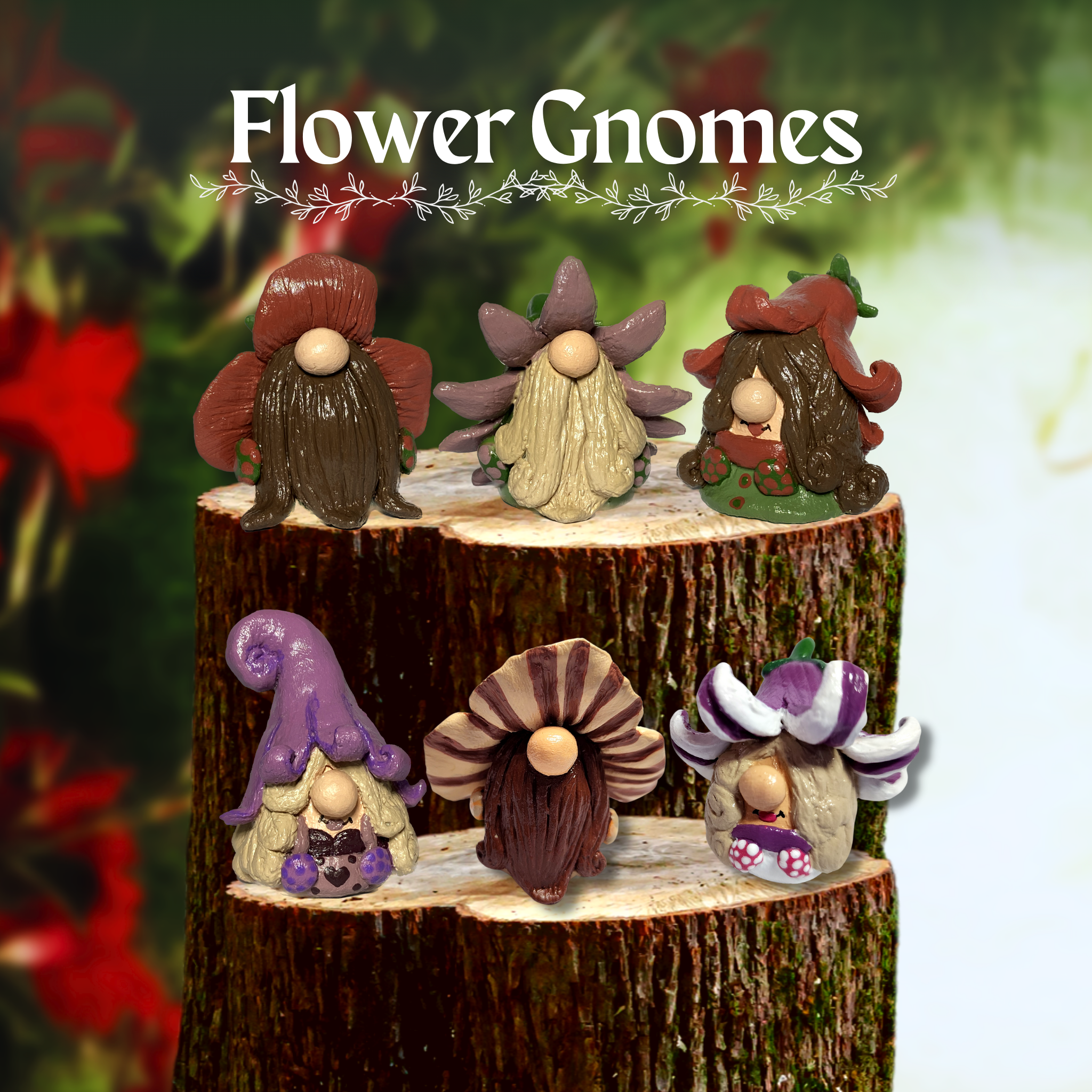 Flower Gnomes – Vintage Hues Collection