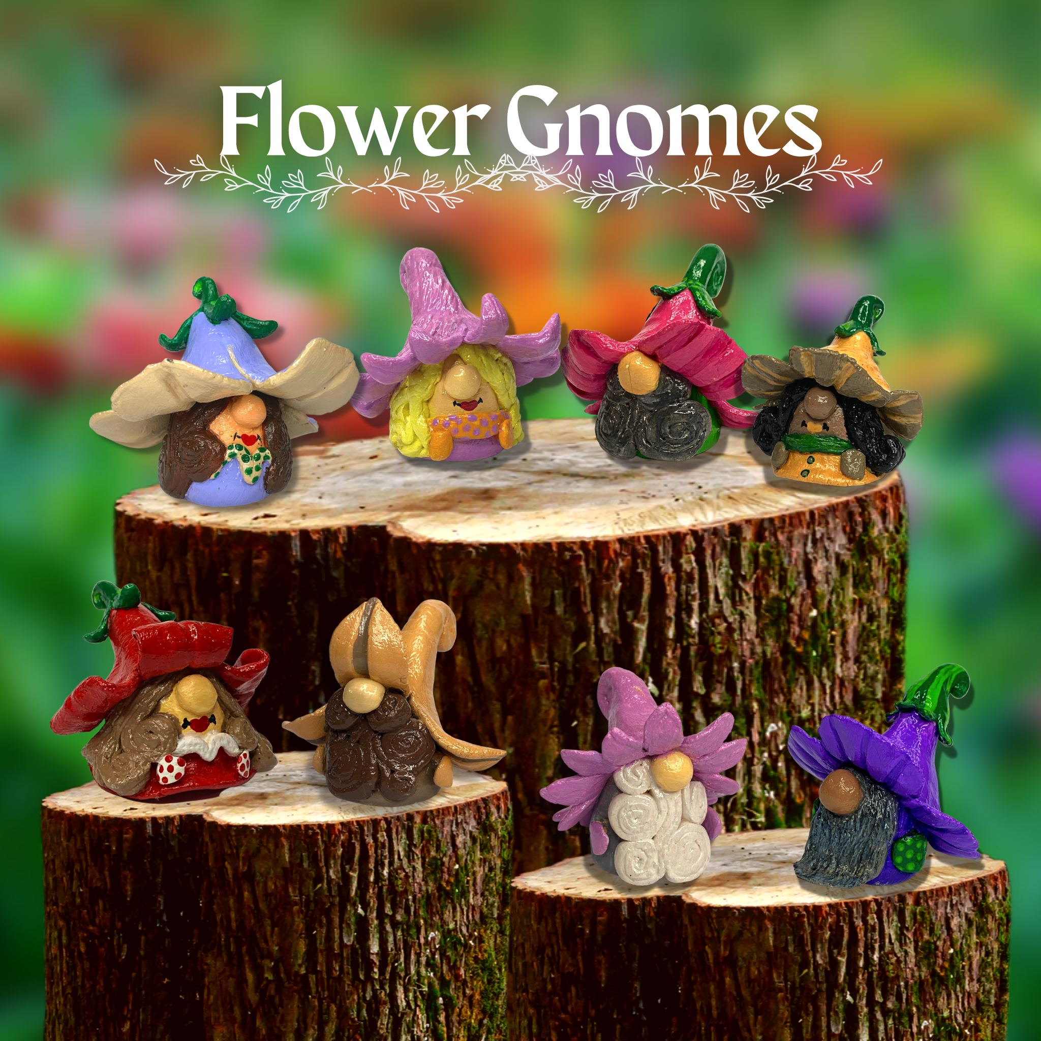 Flower Gnomes – Spring Carnival Collection