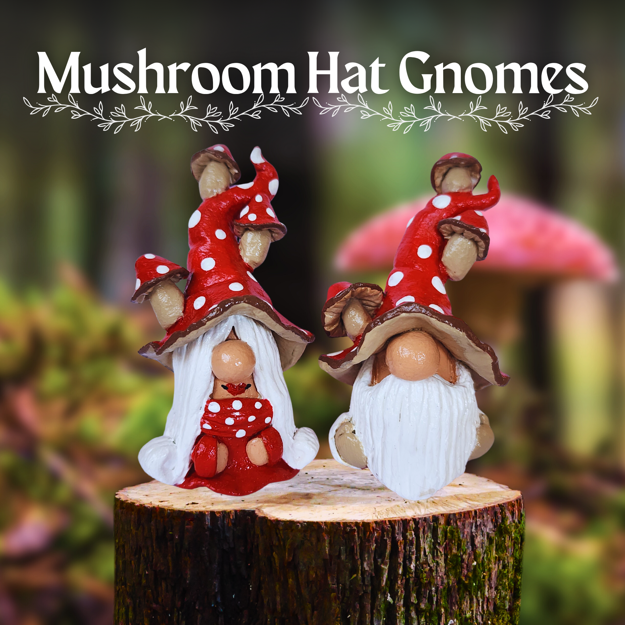Mushroom Hat Gnomes