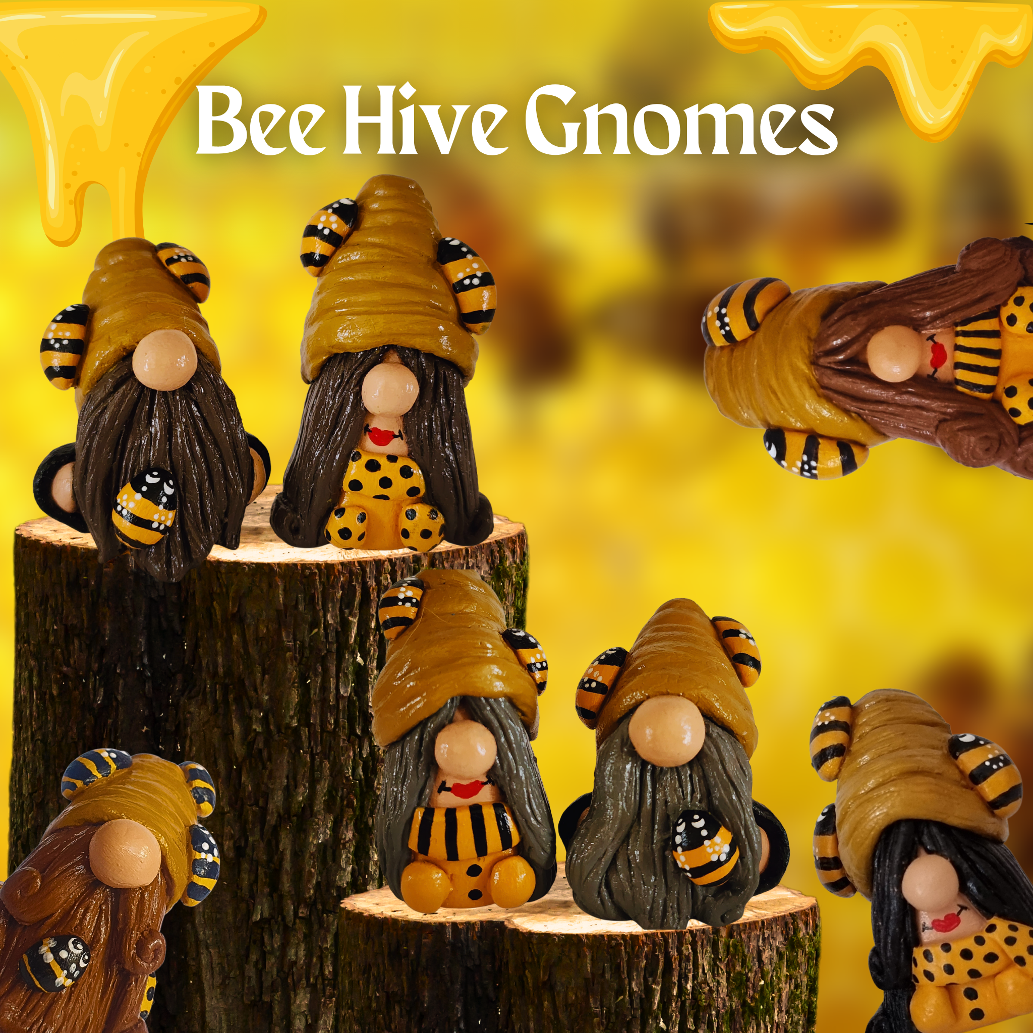 Bee Hive Gnomes