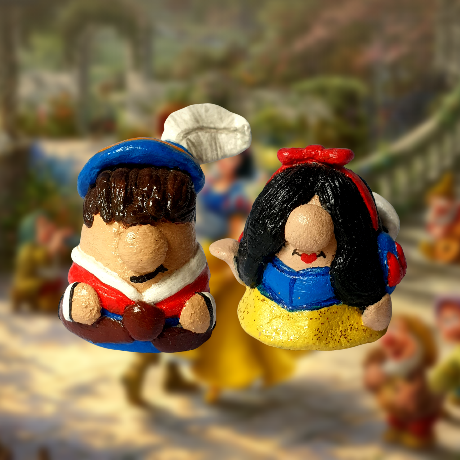 Snow White & Her Prince Gnomes