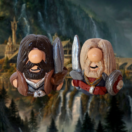 Aragorn & Boromir Gnomes